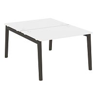 Onix Wood Рабочая станция OW.D.RS-2.2.8 Белый Бриллиант/Дуб Темный/Металл Антрацит 1180*1635*750