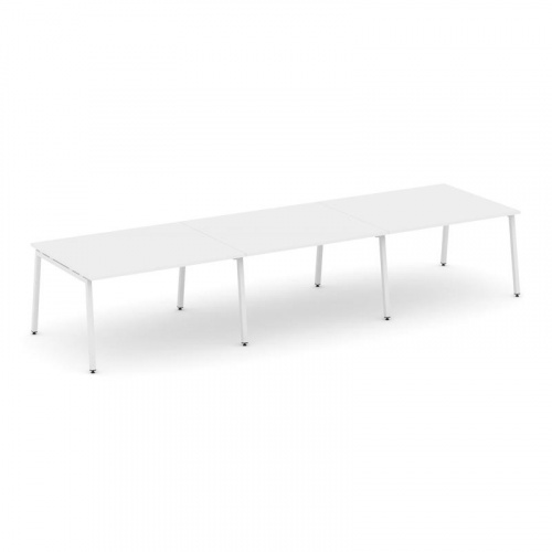 Style Project Стол переговорный SN-4A.SPRG-054.3 Вяз Благородный/Металл Белый 4740*1180*750 фото 21