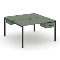 Бенч-система на 2 места с подвесными тумбами Concept CN.DRS-111