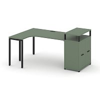 Стол эргономичный с опорным распашным шкафом Concept CN.SA-212(L)
