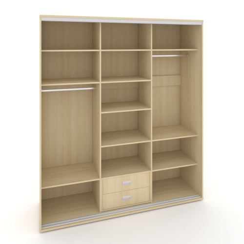 Корпус 3-х секционного шкафа высокого L=2669мм Maris SH.K3-8.1 K2 Корпус 3-х секционного шкафа высокого L=2669мм Maris SH.K3-8.1 K2