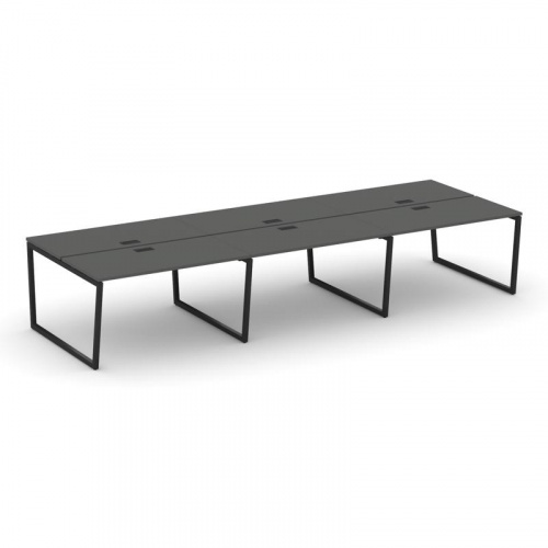 Style Project Рабочая станция 2-х сторон. SN-4T2.DRS-083 Акация Лорка/Металл Антрацит/Заглушка Пласт фото 5