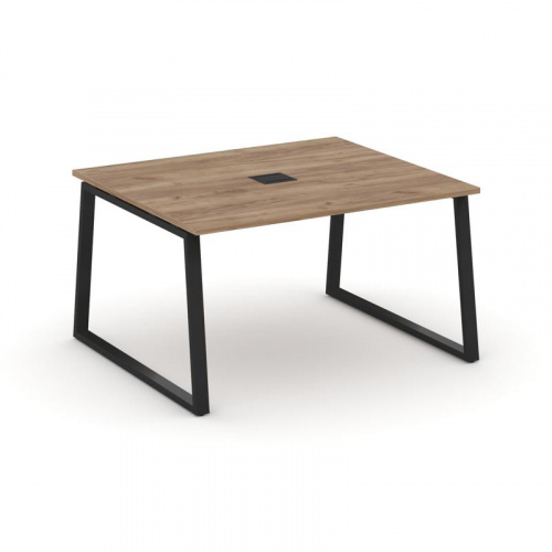 Style Project Стол переговорный SN-6T1.SPRG-033 Акация Лорка/Металл Антрацит/Заглушка Металл Антраци фото 4