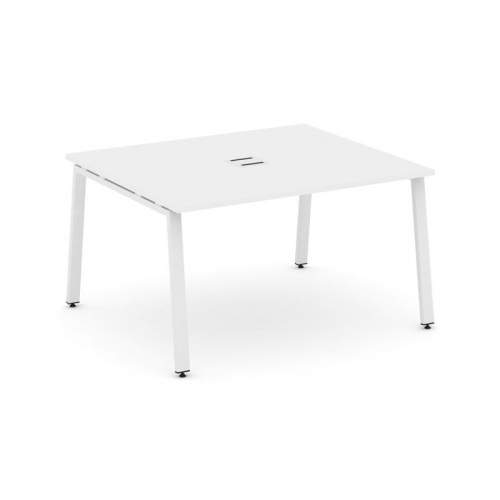 Style Project Стол переговорный SN-6A.SPRG-033 Акация Лорка/Металл Белый 1380*1180*750 фото 27