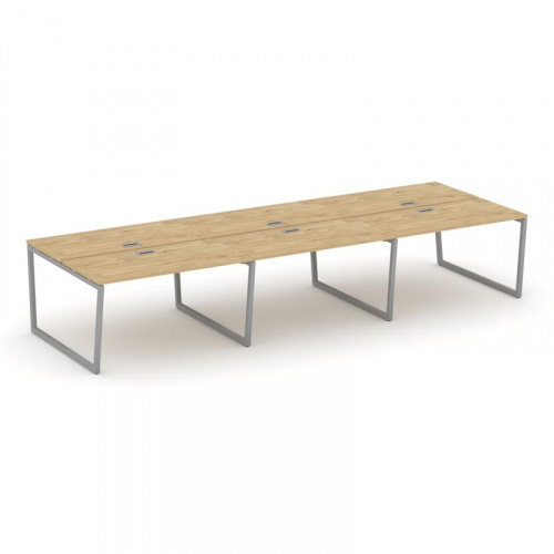 Style Project Рабочая станция 2-х сторон. SN-4T2.DRS-083 Акация Лорка/Металл Антрацит/Заглушка Пласт фото 2