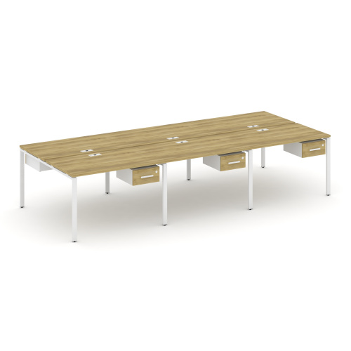 Бенч-система на 6 мест с подвесными тумбами Concept CN.DRS-150 фото 11 Бенч-система на 6 мест с подвесными тумбами Concept CN.DRS-150 фото 11