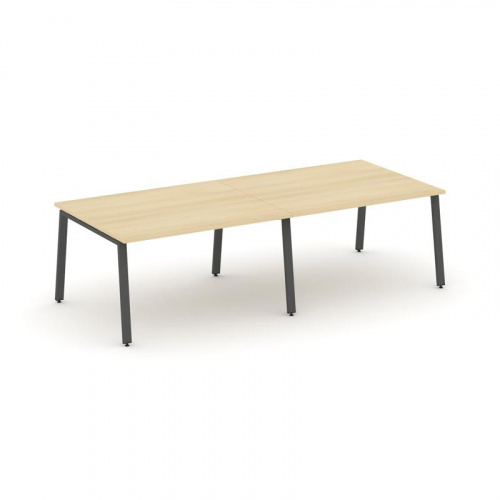 Style Project Стол переговорный SN-6A.SPRG-042.3 Дуб Наварра/Металл Белый 2360*1180*750 фото 19