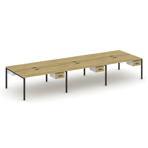 Бенч-система на 6 мест с подвесными тумбами Concept CN.DRS-152 фото 6 Бенч-система на 6 мест с подвесными тумбами Concept CN.DRS-152 фото 6
