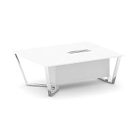 Steel Meet Начальный модуль L=2000 MFK-PR.B.SPNW-20 Белый/МДФ Ультраматт Белый Бриллиант/Нержавеющая