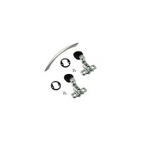 Фурнитура стеклянной двери Зенн AMGT 42-F