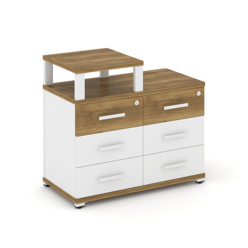 Тумба приставная с 6 ящиками Concept CN.TSP-008 W Тумба приставная с 6 ящиками Concept CN.TSP-008 W