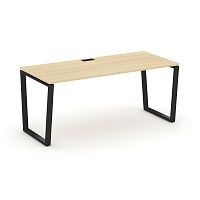 Style Project Direct Стол письменный SN-6T2.SR-016.M Акация Лорка/Металл Черный/Заглушка Металл Черн