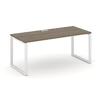 Style Project Direct Стол письменный SN-6O.SR-013.M Вяз Благородный/Металл Белый/Заглушка Металл Бел