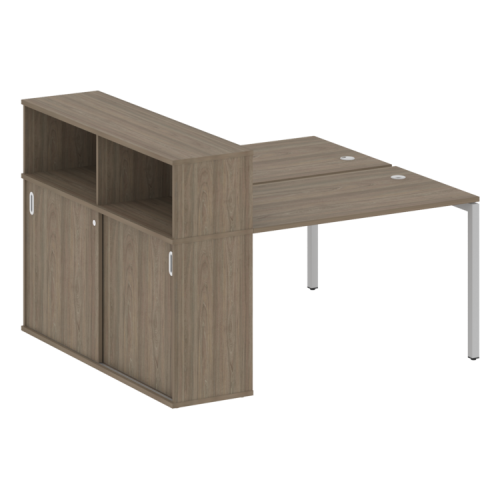 Бенч-система с шкафом-купе на П-обр. м/к Metal System Quattro 40БП.РС-СШК-2.2 фото 3 Бенч-система с шкафом-купе на П-обр. м/к Metal System Quattro 40БП.РС-СШК-2.2 фото 3