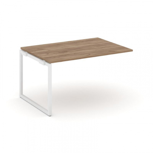 Style Project Проходной наб. элем. перег. стола SN-4O.NSPRG-003.3 Дуб Наварра/Металл Белый 1380*980* фото 20