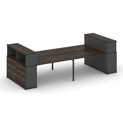 Бенч-система с опорными распашными шкафами Concept CN.DRS-271 фото 3 Бенч-система с опорными распашными шкафами Concept CN.DRS-271 фото 3