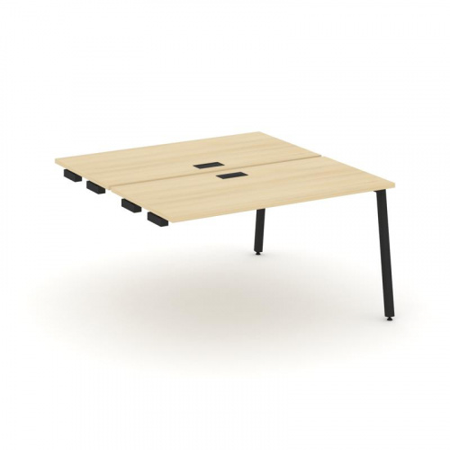 Style Project Стол-приставка к опор. элем. SN-4A.DPRS-013 Дуб Наварра/Металл Антрацит 1380*1432*750 фото 7