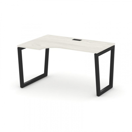 Style Project Стол рабочий эргоном. SN-5T2.SPA-021(L) Акация Лорка/Металл Антрацит/Заглушка Пластик фото 4