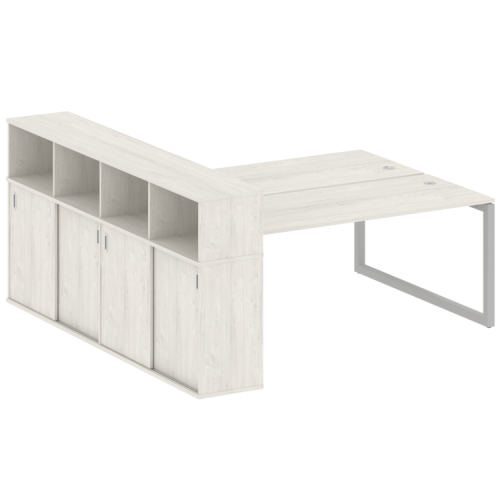 Бенч-система с шкафом-купе на О-обр. м/к Metal System Quattro 50БО.РС-СШК-4.5 фото 13