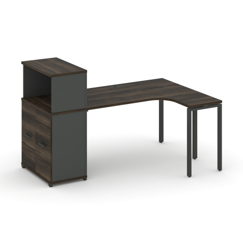 Стол эргономичный с опорным распашным шкафом Concept CN.SA-214(R) Стол эргономичный с опорным распашным шкафом Concept CN.SA-214(R)