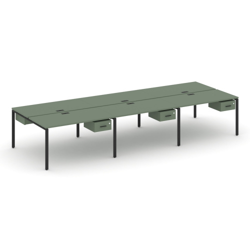 Бенч-система на 6 мест с подвесными тумбами Concept CN.DRS-150 Бенч-система на 6 мест с подвесными тумбами Concept CN.DRS-150