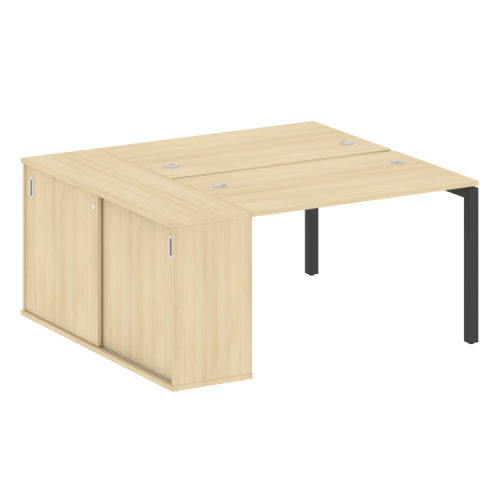 Бенч-система с шкафом-купе на П-обр. м/к Metal System Quattro 50БП.РС-СШК-1.2 фото 10