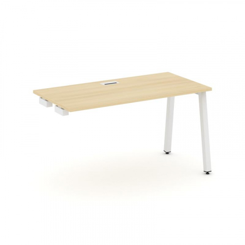 Style Project Стол-приставка к опор. элем. SN-5A.OPRS-014 Дуб Наварра/Металл Белый 1580*700*750 фото 22