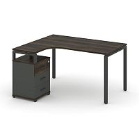 Стол эргономичный с опорной тумбой Concept CN.SA-307(L)