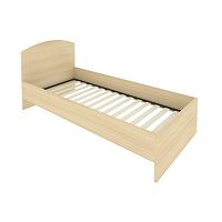 Light Кровать с ортопедическим основанием и изголовьем С-КИ-90 Акация Лорка 950*2050*900