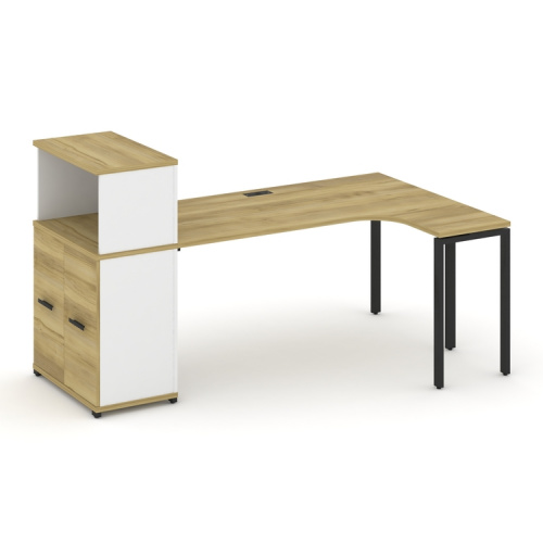 Стол эргономичный с опорным распашным шкафом Concept CN.SA-214(R) Стол эргономичный с опорным распашным шкафом Concept CN.SA-214(R)