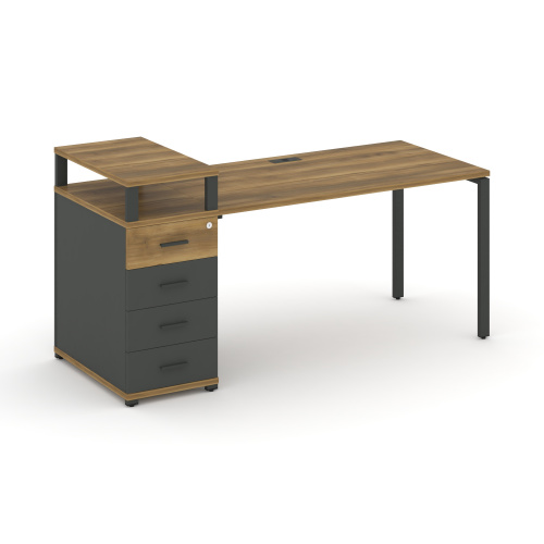 Стол офисный с опорной тумбой Concept CN.SP-410 Стол офисный с опорной тумбой Concept CN.SP-410