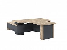 Стол руководителя с опорной тумбой Т-820.0000ПР с брифингом