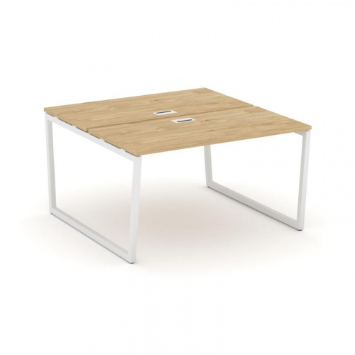 Style Project Рабочая станция 2-х сторон. SN-4T2.DRS-014 Акация Лорка/Металл Антрацит/Заглушка Пласт фото 3