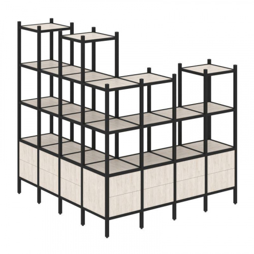 Стеллаж офисный угловой Loft VR.L-55 фото 5