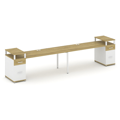 Бенч-система на 2 места с 2 опорными тумбами Concept CN.ORS-432