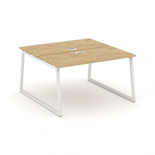 Style Project Рабочая станция 2-х сторон. SN-4T1.DRS-011 Акация Лорка/Металл Антрацит/Заглушка Пласт фото 3