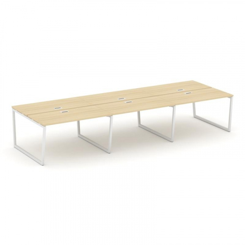 Style Project Рабочая станция 2-х сторон. SN-4T2.DRS-083 Акация Лорка/Металл Антрацит/Заглушка Пласт фото 21