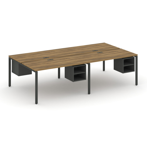 Бенч-система на 4 места с подвесными тумбами Concept CN.DRS-128 Бенч-система на 4 места с подвесными тумбами Concept CN.DRS-128