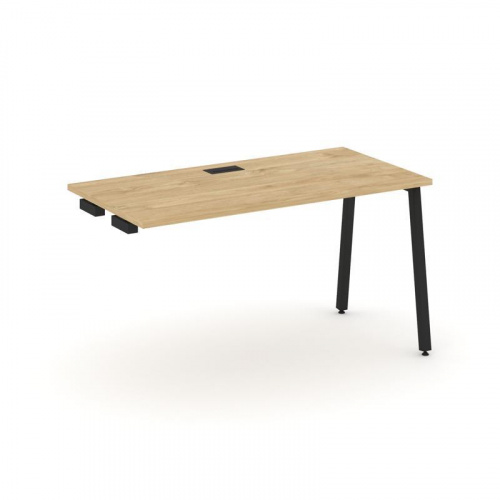 Style Project Стол-приставка к опор. элем. SN-4A.OPRS-004 Дуб Наварра/Металл Антрацит 1580*600*750 фото 6