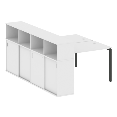 Бенч-система с шкафом-купе на П-обр. м/к Metal System Quattro 40БП.РС-СШК-4.2 фото 13 Бенч-система с шкафом-купе на П-обр. м/к Metal System Quattro 40БП.РС-СШК-4.2 фото 13