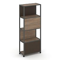 Shelf Mobile Стеллаж 5 уровней 1 секция VR.LT-STK-504.12 Дуб Аризона/Металл Антрацит/W-25 1200*400*2