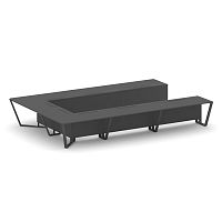 Steel Meet Стол переговорный П-образный KD-PR.B.SP-15P Антрацит/Металл Антрацит 4800*3200*750