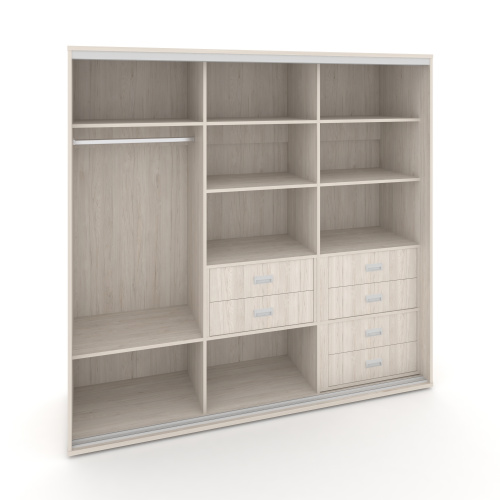 Корпус 3-х секционного шкафа низкого L=2669мм Maris SH.K3-8.2 K3 фото 5