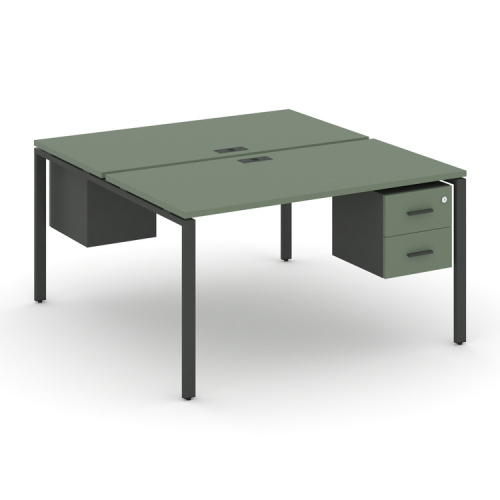 Бенч-система на 2 места с подвесными тумбами Concept CN.DRS-116 фото 2 Бенч-система на 2 места с подвесными тумбами Concept CN.DRS-116 фото 2