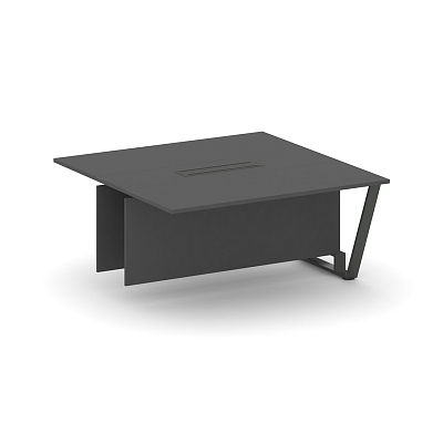 Steel Meet Проходной модуль L=1600 KDK-PR.B.SPPW-16 Антрацит/Металл Антрацит 1600*1600*750