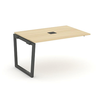 Style Project Проходной наб. элем. перег. стола SN-5T2.NSPRG-004 Акация Лорка/Металл Антрацит/Заглуш