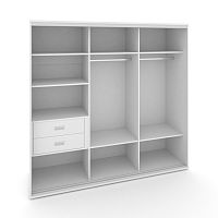 Корпус 3-х секционного шкафа низкого L=1619мм Maris SH.K3-1.2 K6