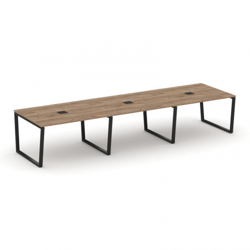 Style Project Стол переговорный SN-6T2.SPRG-052 Акация Лорка/Металл Антрацит/Заглушка Металл Антраци фото 4 Style Project Стол переговорный SN-6T2.SPRG-052 Акация Лорка/Металл Антрацит/Заглушка Металл Антраци фото 4