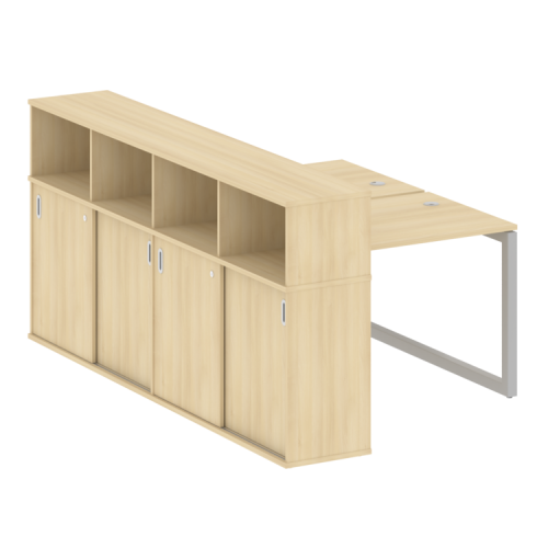 Бенч-система с шкафом-купе на О-обр. м/к Metal System Quattro 50БО.РС-СШК-4.1 фото 4 Бенч-система с шкафом-купе на О-обр. м/к Metal System Quattro 50БО.РС-СШК-4.1 фото 4