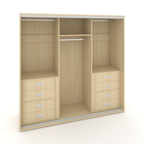 Корпус 3-х секционного шкафа низкого L=2219мм Maris SH.K3-5.2 K5